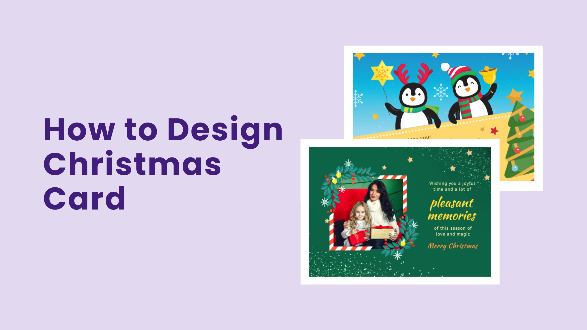 How to Design Your Own Christmas Card Blog Banner