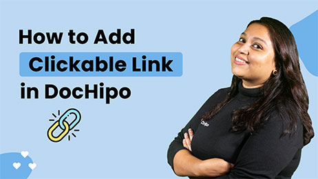 How to Add Clickable Link in DocHipo