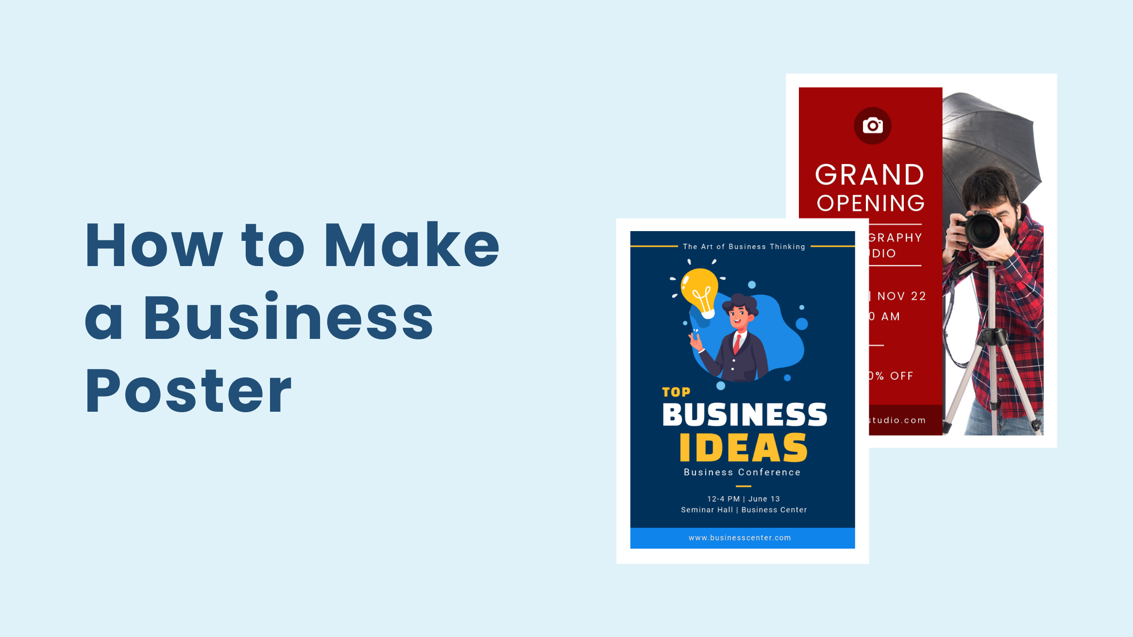 How to Make a Business Poster