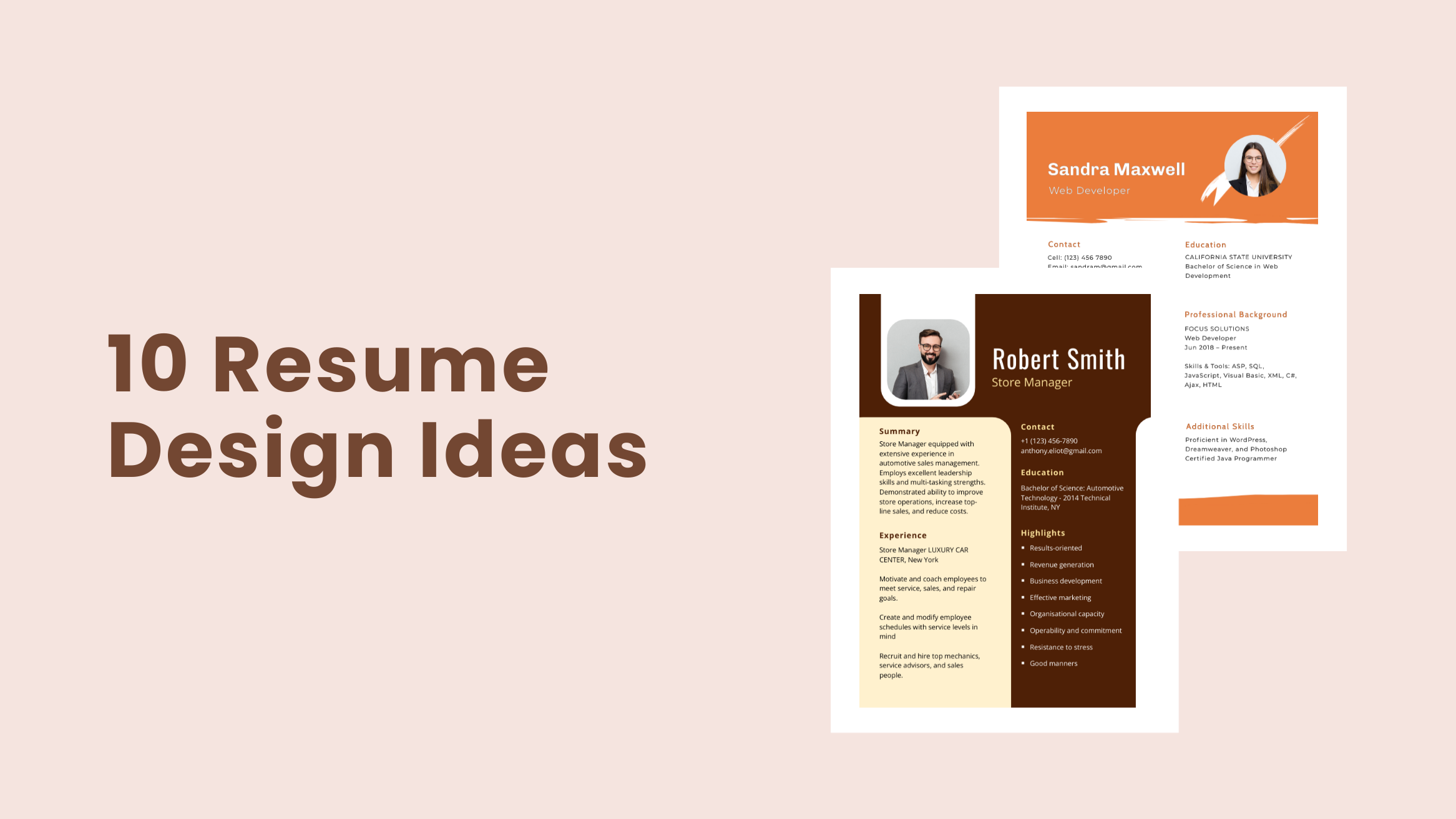 10 Resume Design Ideas Blog Banner