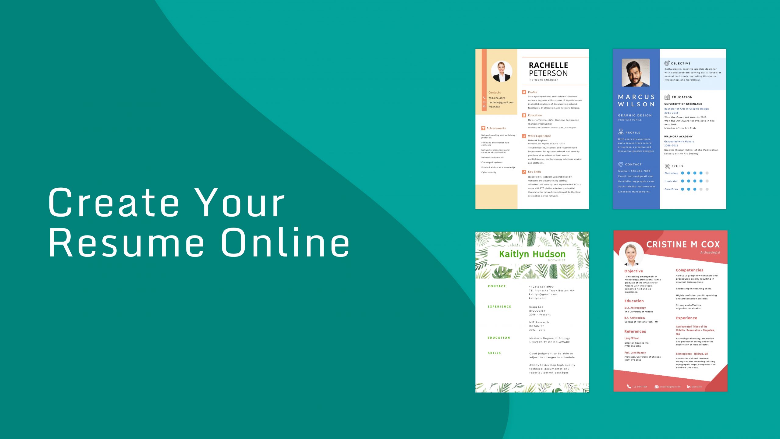 Create Your Resume Online Blog Banner