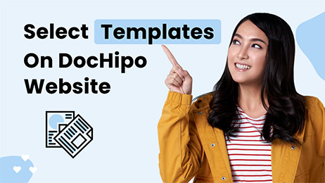 Select Templates on DocHipo Website