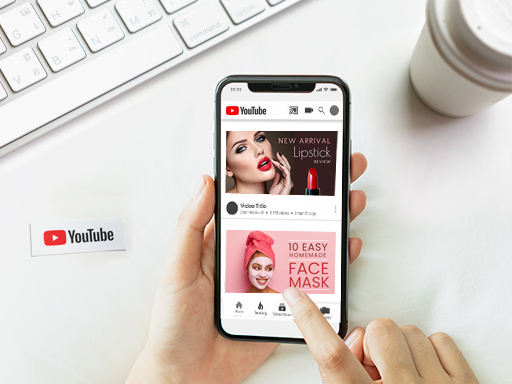 Beauty YouTube Thumbnail Templates