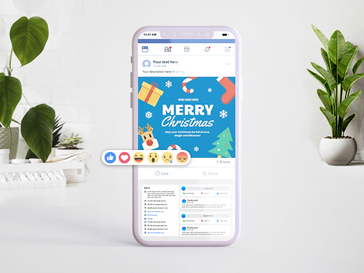 Christmas Facebook Post Templates-Facebook Post-thumb