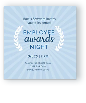 Free Customizable Company Event Invitation Templates | DocHipo