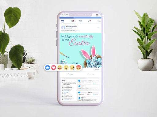 Easter Facebook Post Templates-Facebook Post-thumb