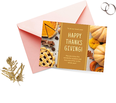 Thanksgiving Card Templates