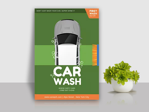 Car Wash Flyer Templates
