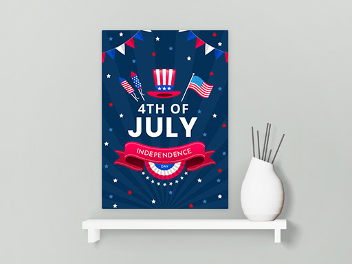 4th of July Poster Templates