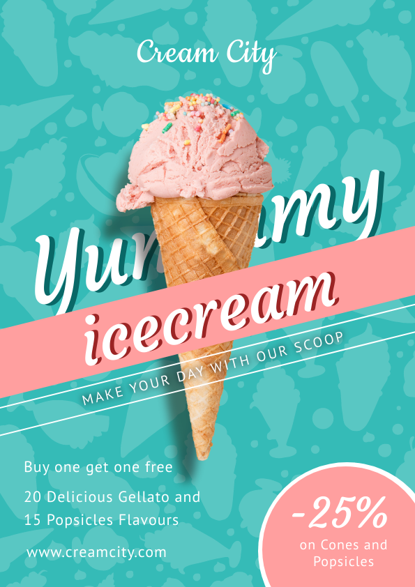 Ice Cream Flyer Template