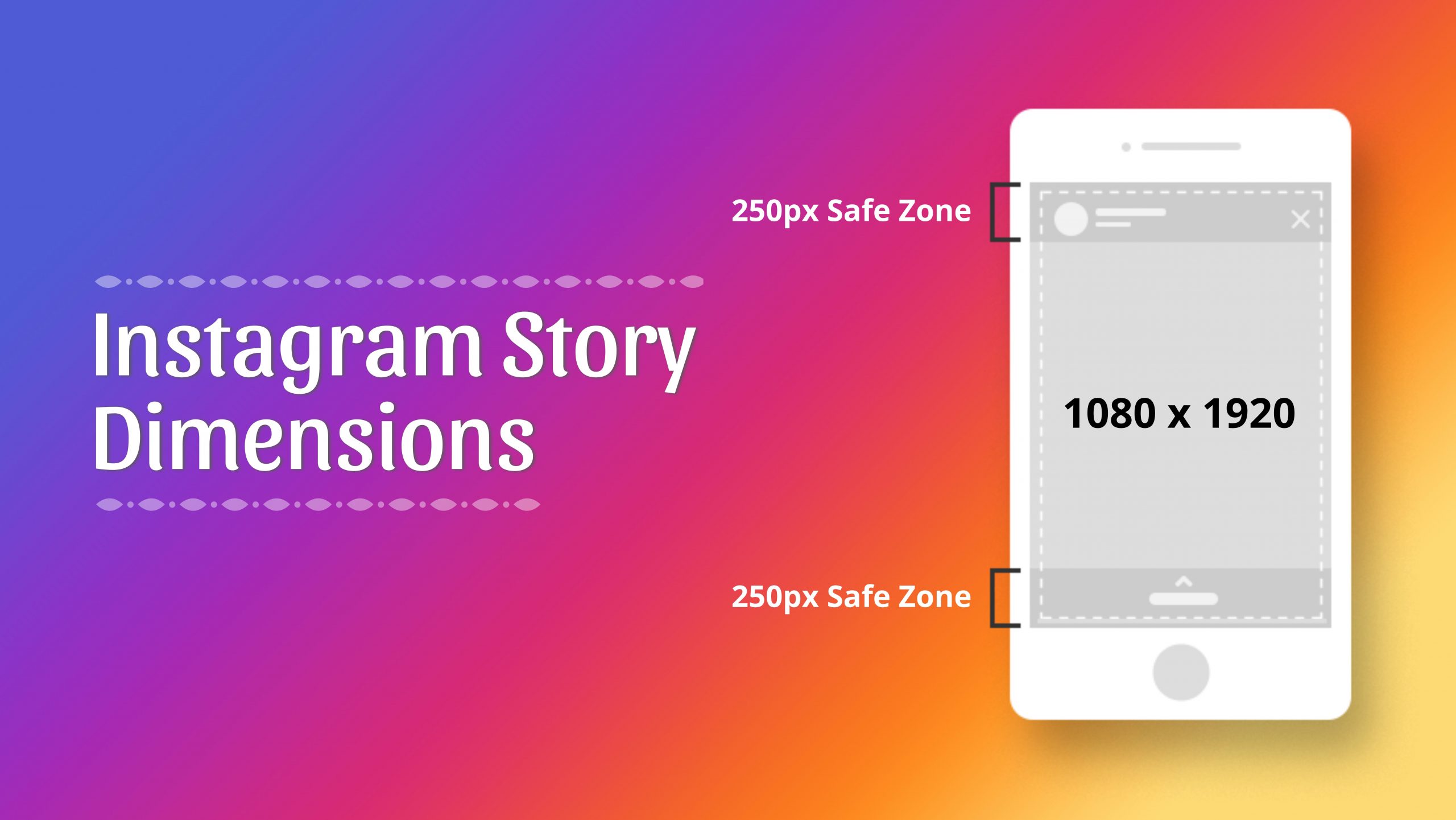 Instagram Story Dimensions Blog Banner