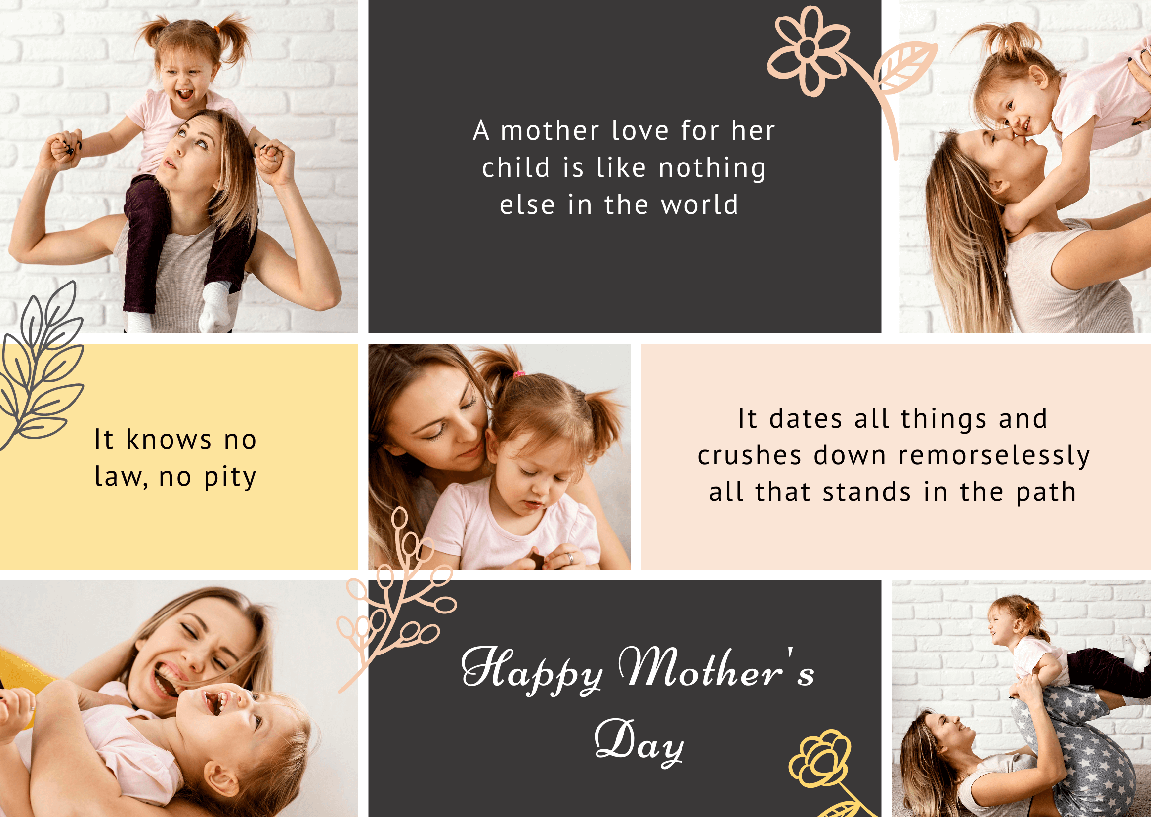 Mother's Day Card Template