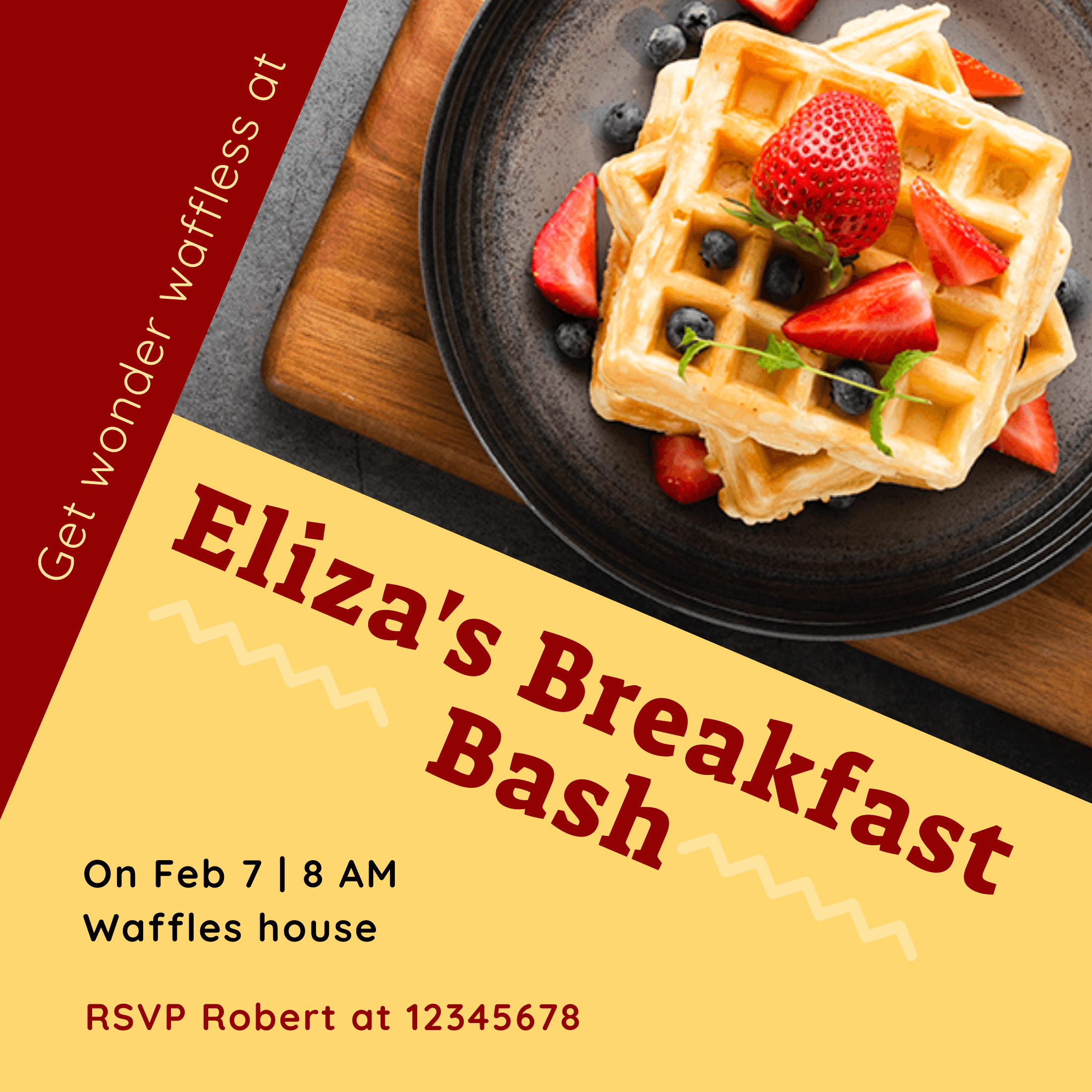 Breakfast Invitation Template