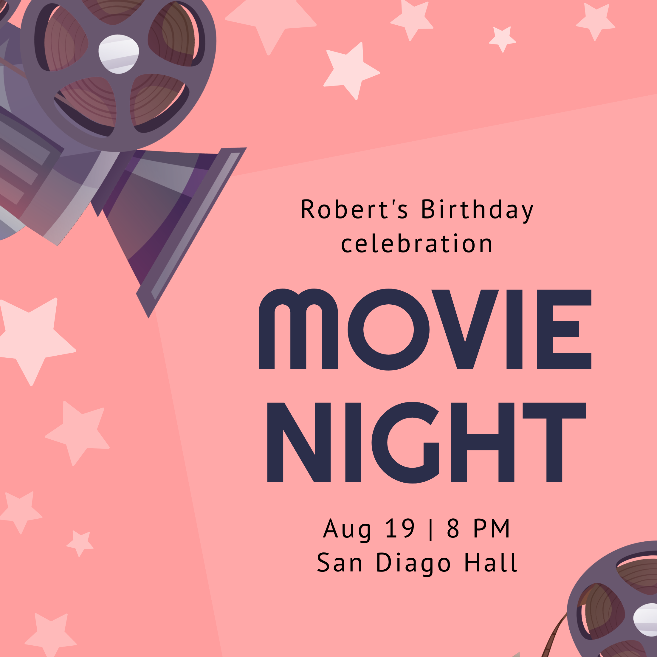 Movie Night Invitation Template