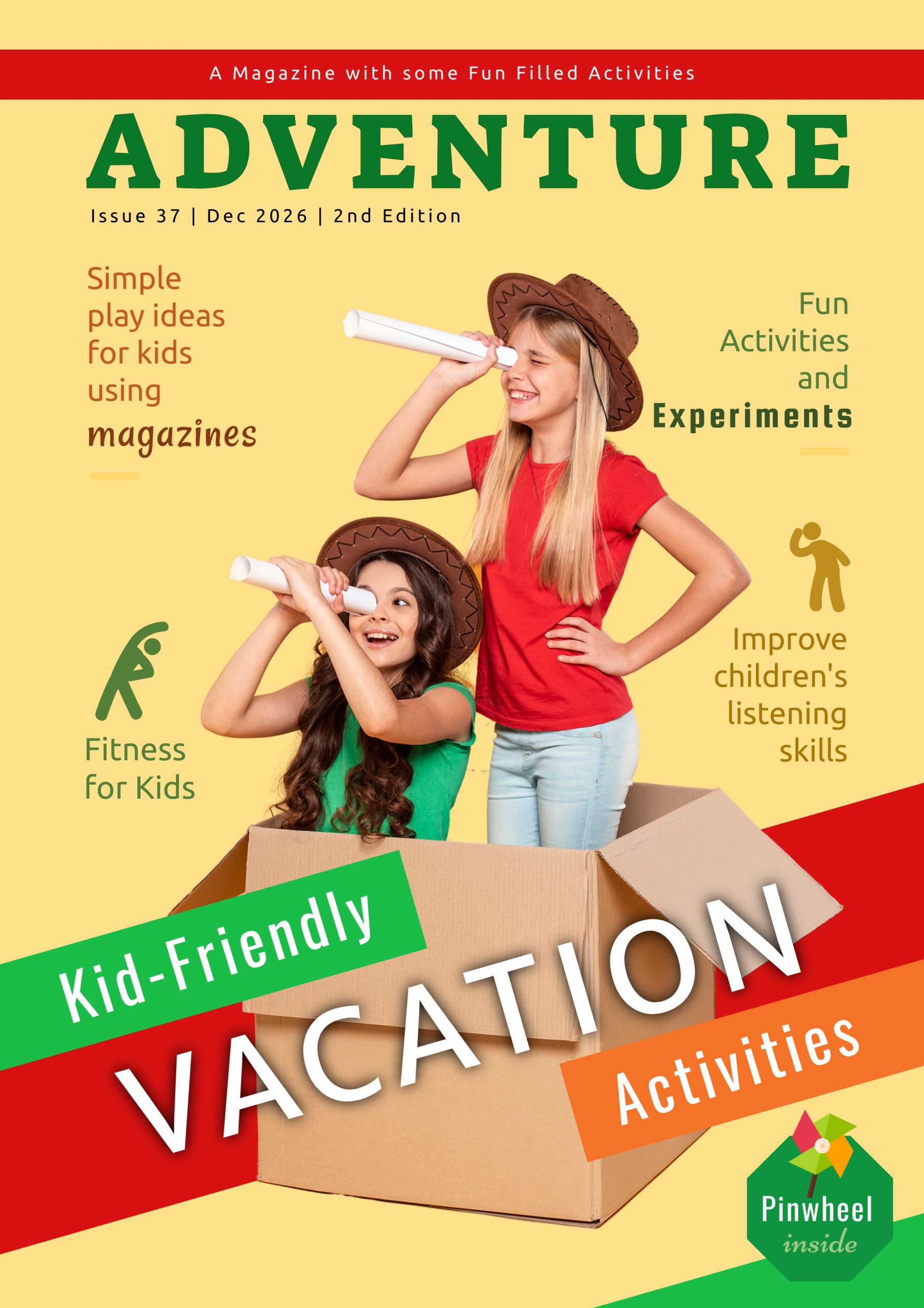 Kids Magazine Cover Template