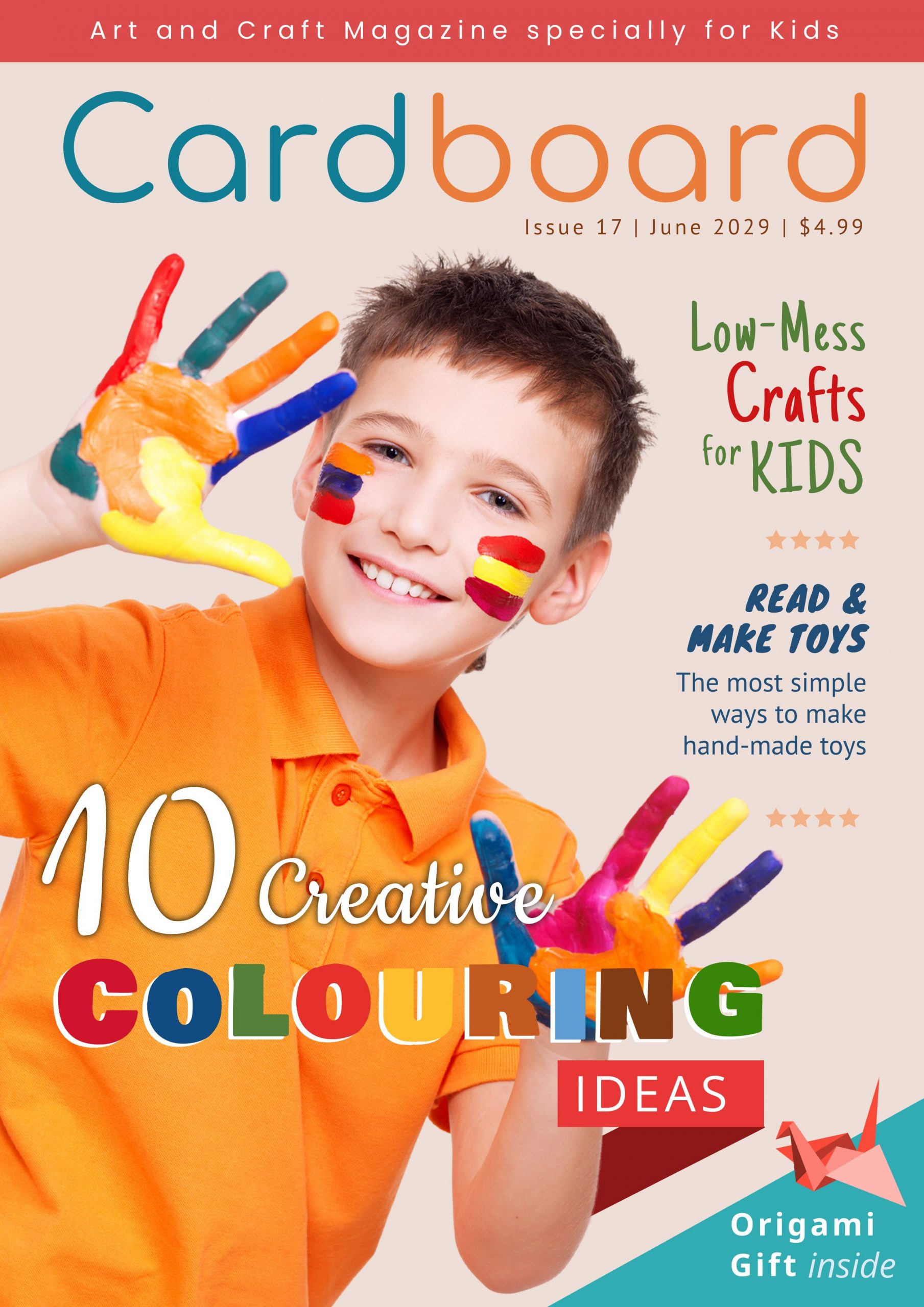 Kids Magazine Cover Template