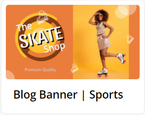 Sports Blog Banner Template