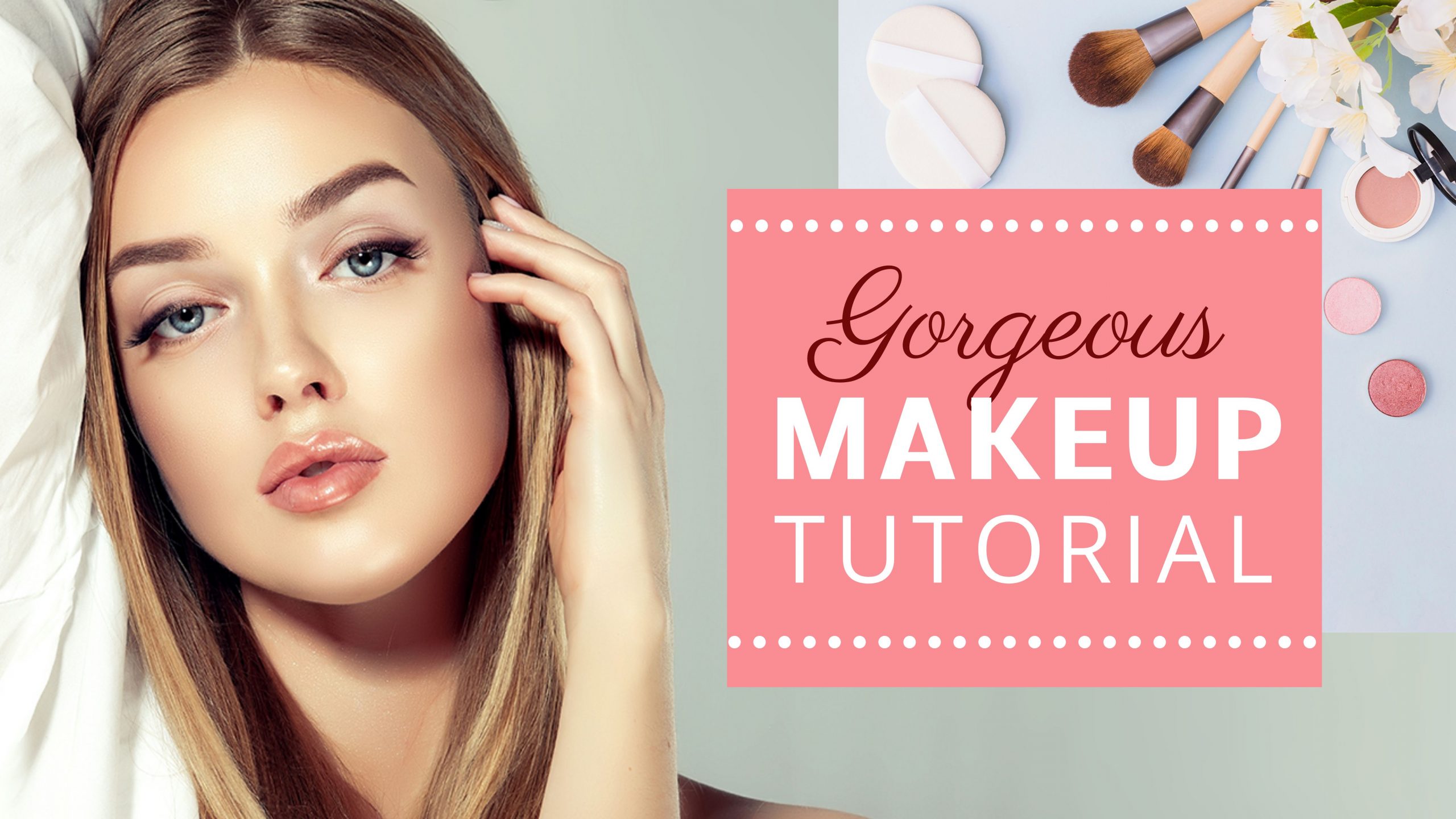 Beauty YouTube Thumbnail Template