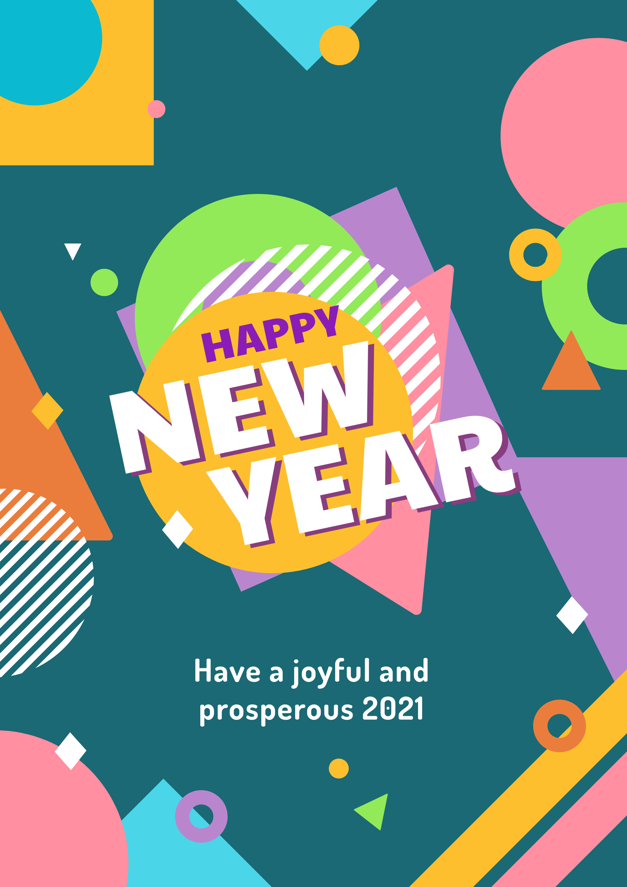 New Year Poster Template