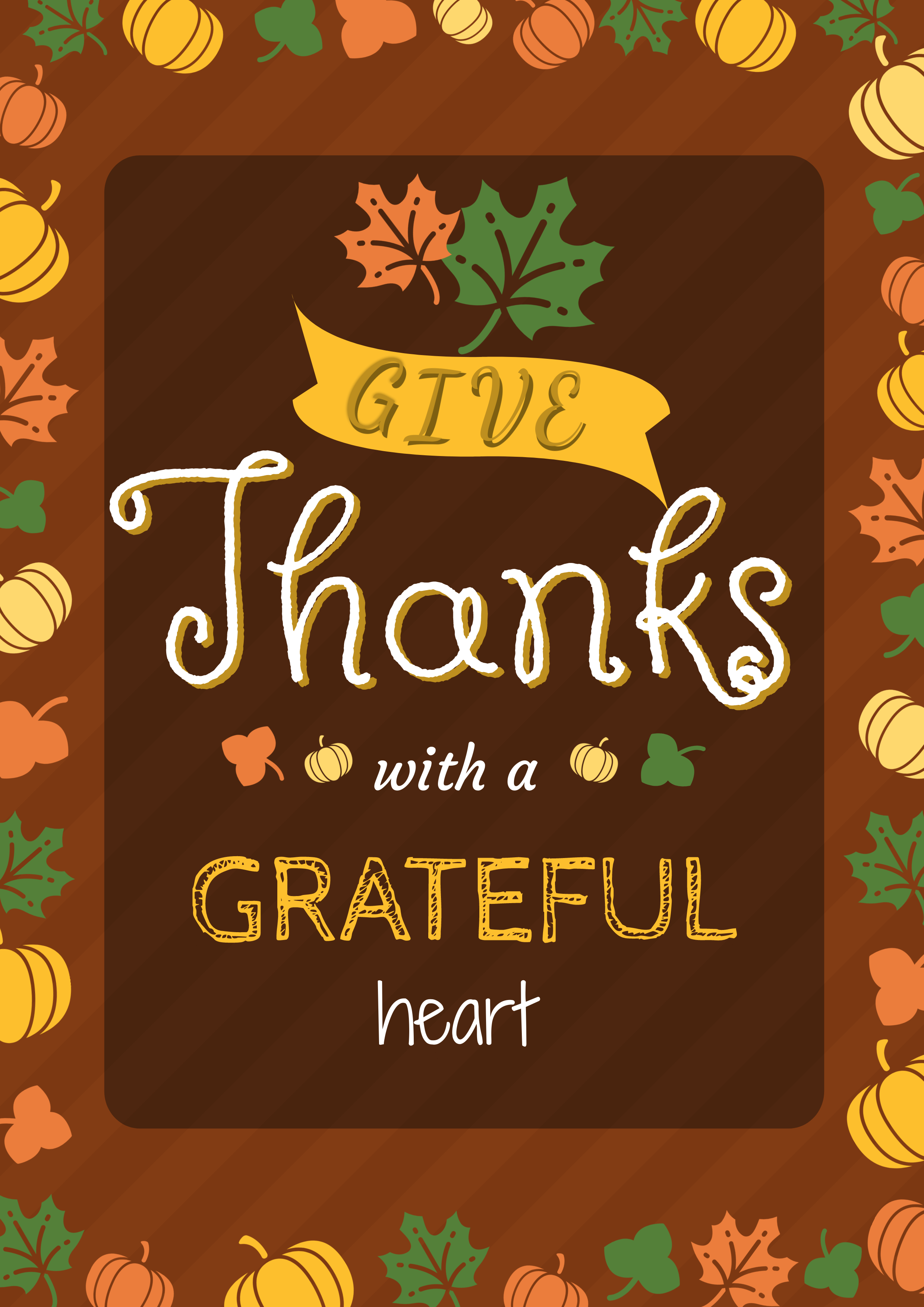 Thanksgiving Poster Template