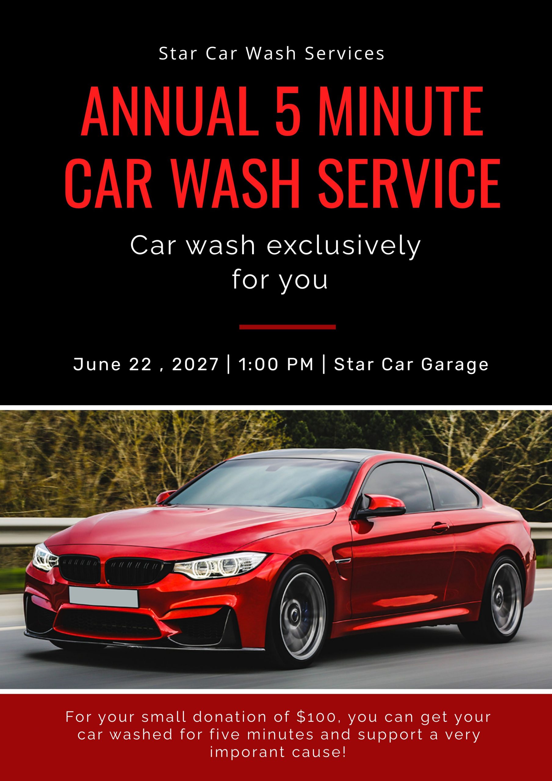 Car Wash Flyer Template