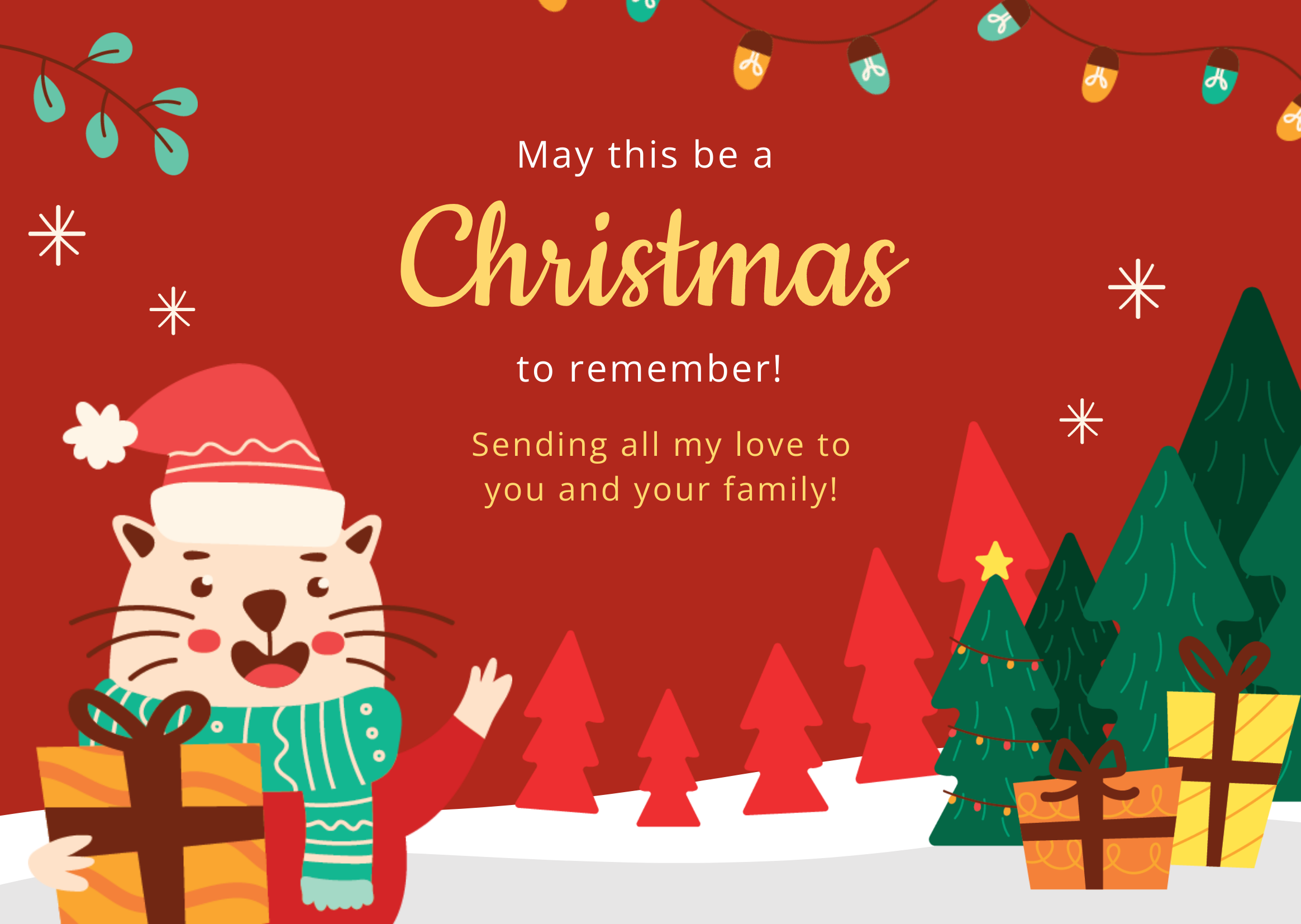 Christmas Card Template