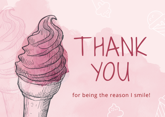 Thank You Card Template