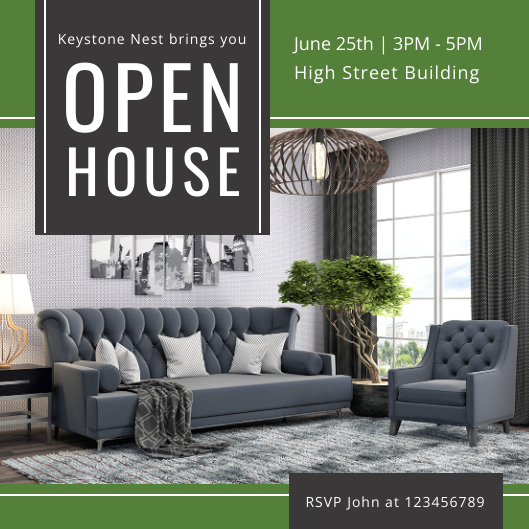 Open House Invitation Template