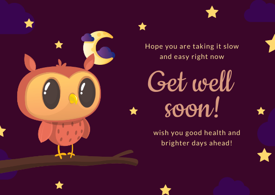 Get Well Soon Card Template