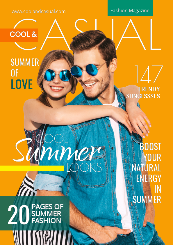 Fashion Magazine Cover Template