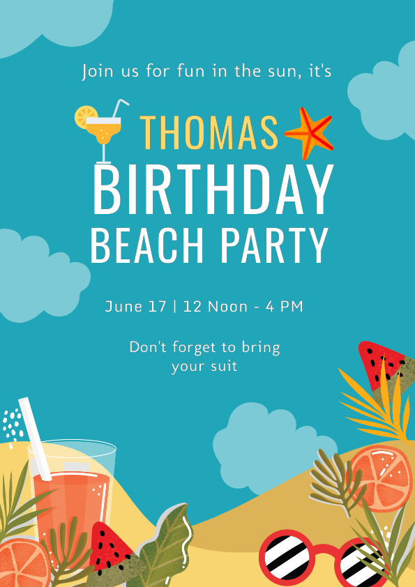 Birthday Poster Template