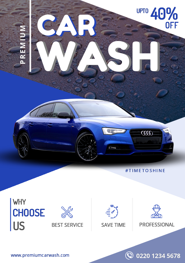 Car Wash Flyer Template