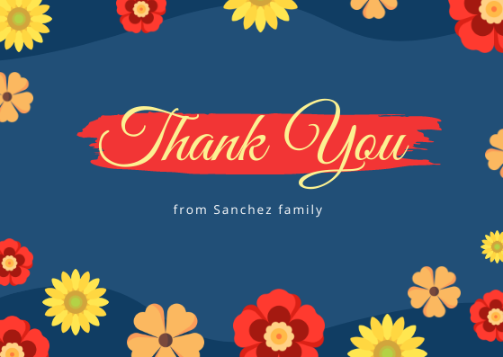 Thank You Card Template