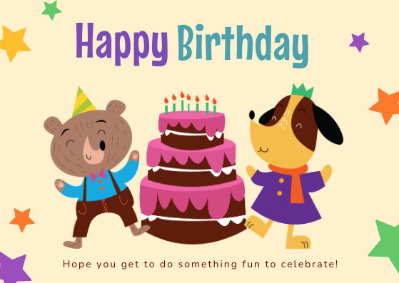 Birthday Card Template