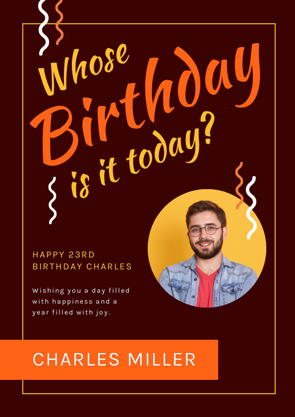 Birthday Poster Template