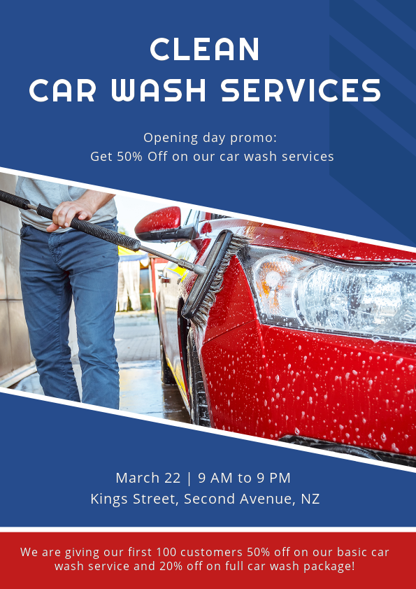 Car Wash Flyer Template