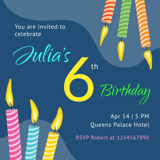 Birthday Invitation Template