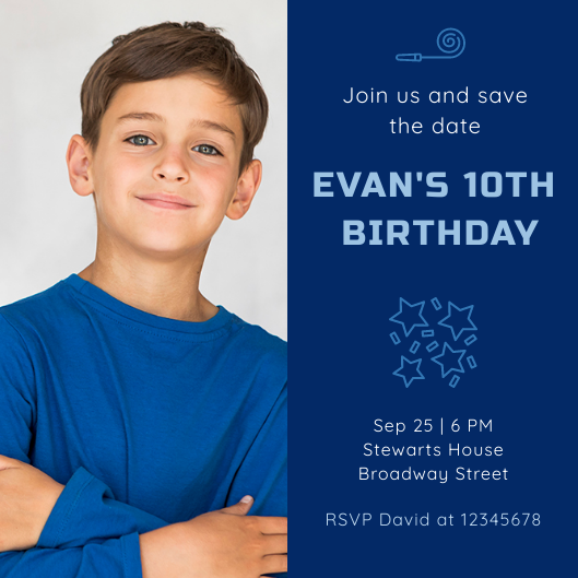 Birthday Invitation Template