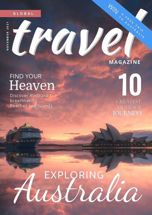 Travel Magazine Cover Template