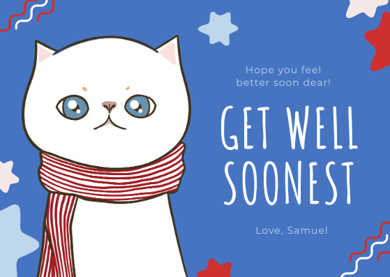 Get Well Soon Card Template