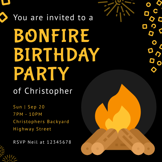 Birthday Invitation Template