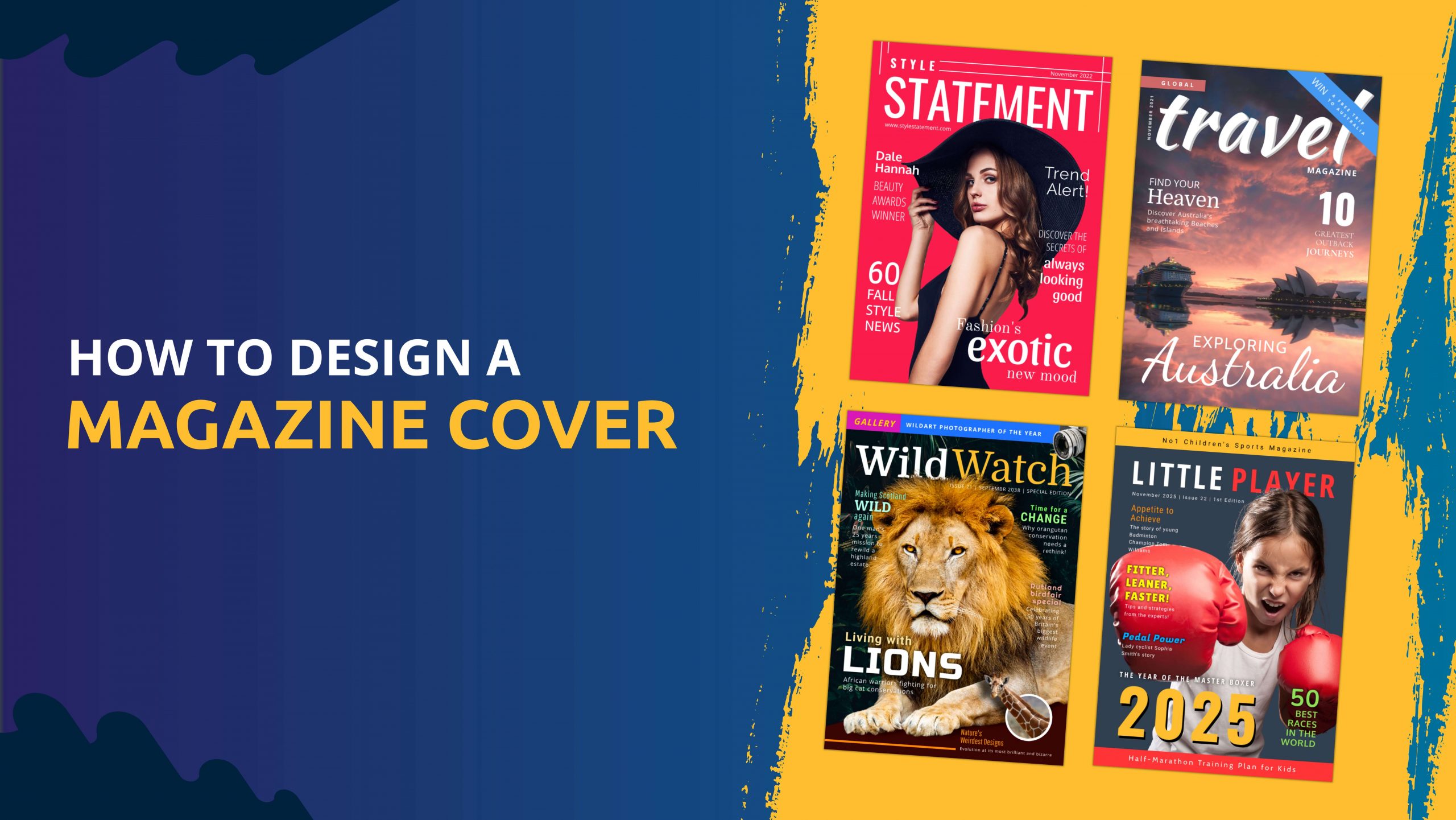 How to Design a Magazine Cover Banner