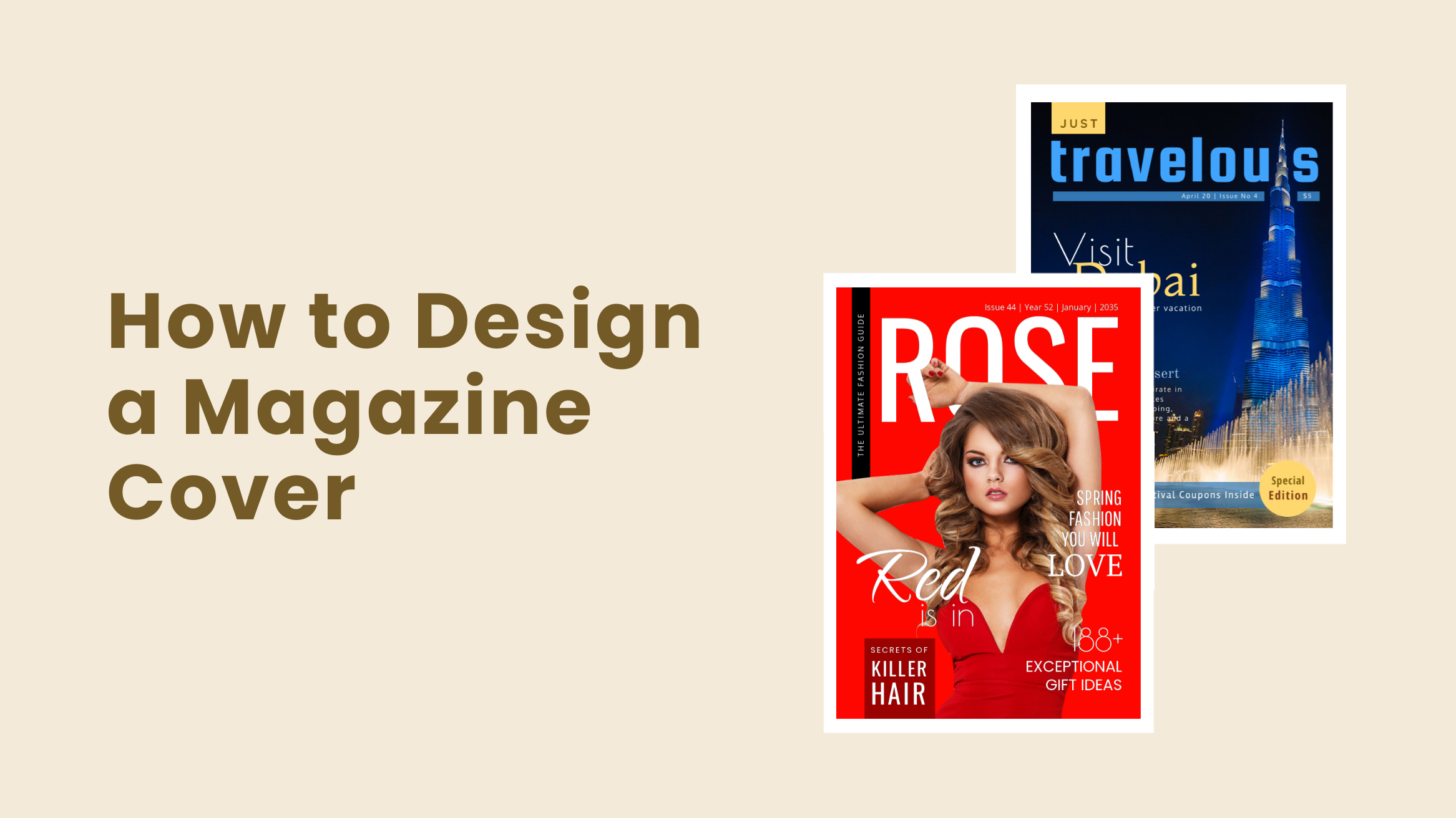 How to Design a Magazine Cover