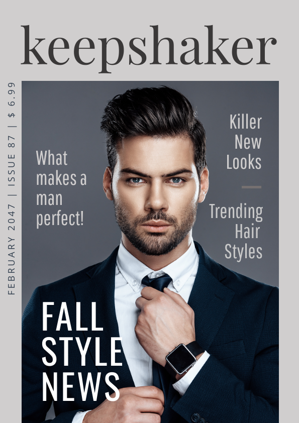 Fashion Magazine Cover Template