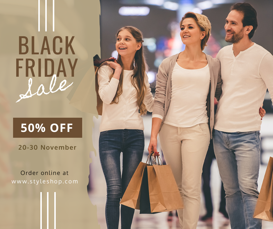 Black Friday Facebook Post Template