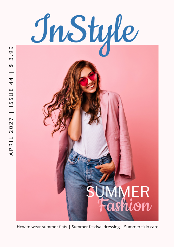 Fashion Magazine Cover Template