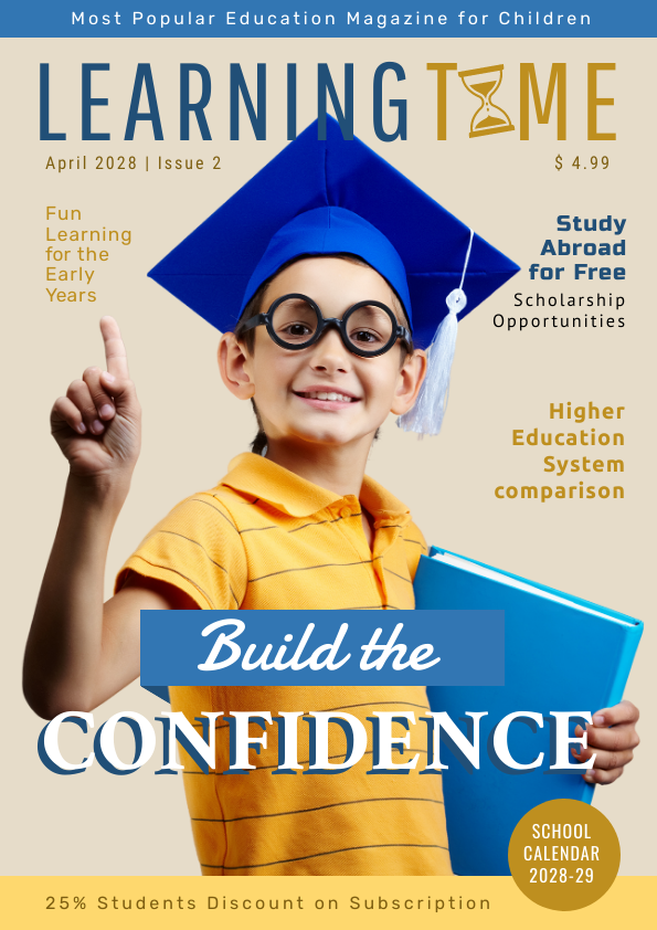 Kids Magazine Cover Template