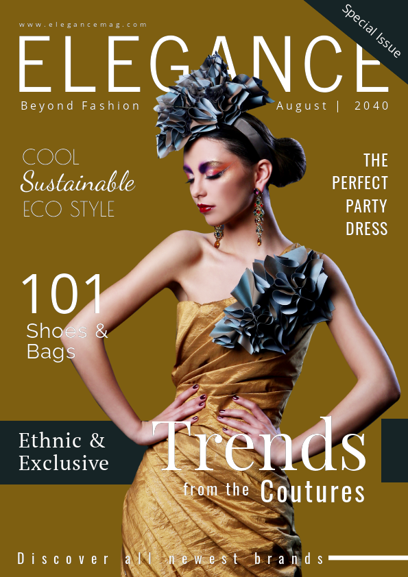 Fashion Magazine Cover Template