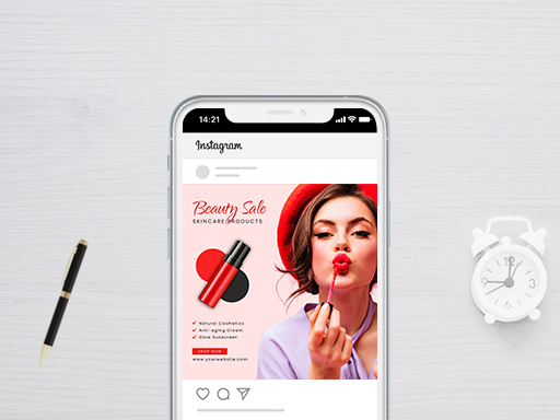 Beauty Instagram Ad Templates