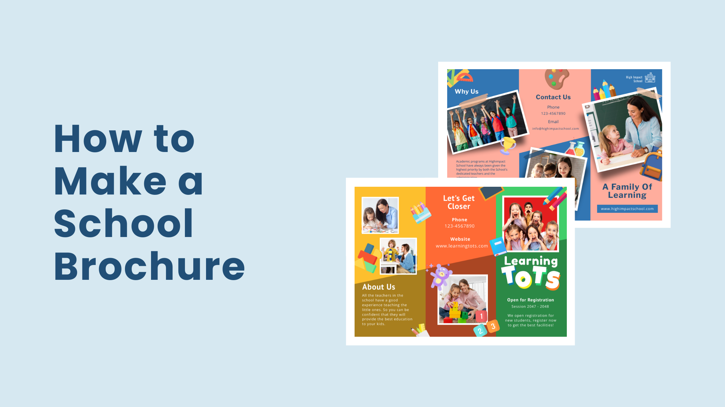 How to Make a School Brochure